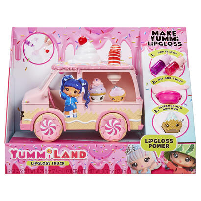 mga-entertainment-yummiland-lipgloss-truck-vehiculo-de-juguete-541073-euc