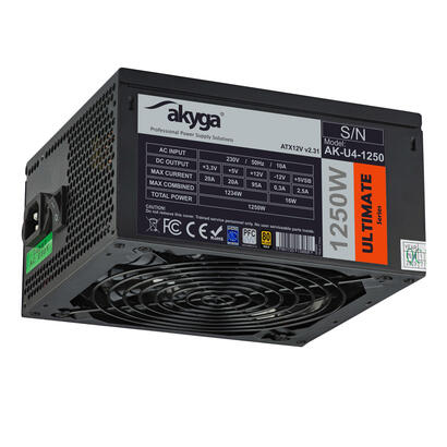 akyga-ak-u4-1250-unidad-de-fuente-de-alimentacion-1250-w-24-pin-atx-atx-negro