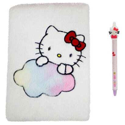set-cuaderno-peluche-boligrafo-hello-kitty