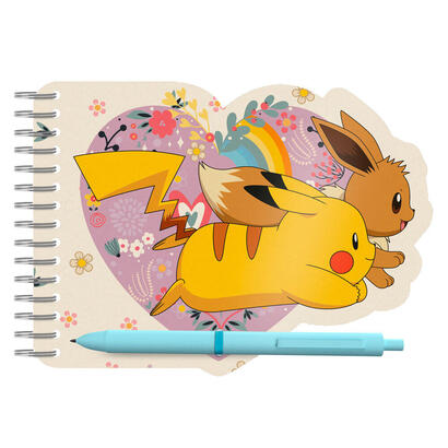 pack-de-6-unidades-set-libreta-boligrafo-flowers-pokemon
