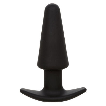 calexotics-rock-bottom-plug-anal-conico-10-vibraciones-silicona-negro