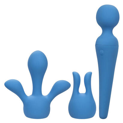 calexotics-couture-kit-vibrador-wand-10-vibraciones-azul