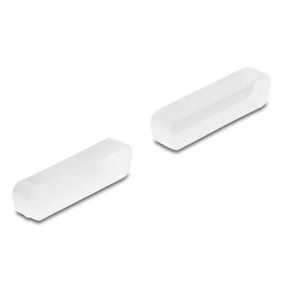 delock-67124-cubierta-protectora-para-d-sub-25-macho-2-piezas-en-transparente