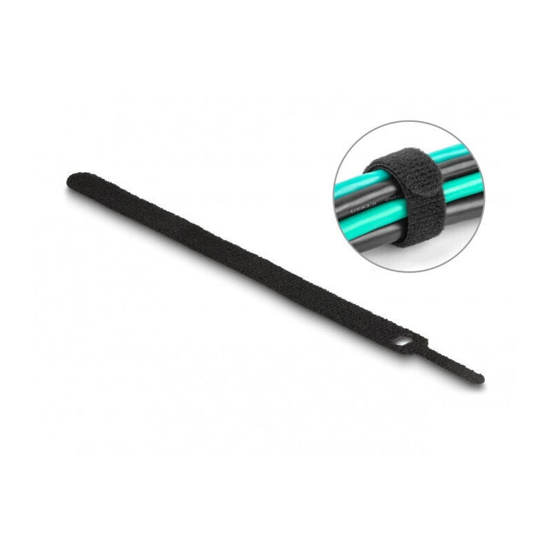 delock-19011-presilla-bridas-adherentes-para-cables-negro-10-piezas