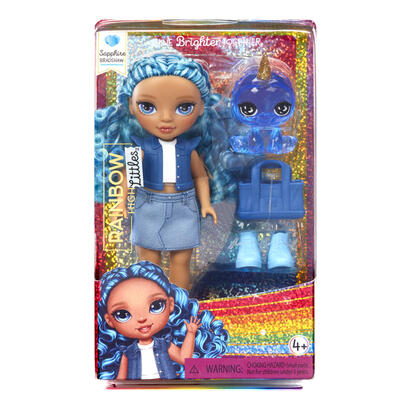muneca-mga-entertainment-rainbow-high-littles-zafiro-azul-531197-euc