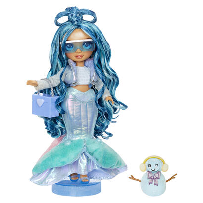 muneca-entretenimientos-rainbow-high-winter-wonderland-bella-azul-muneca-120834-euc