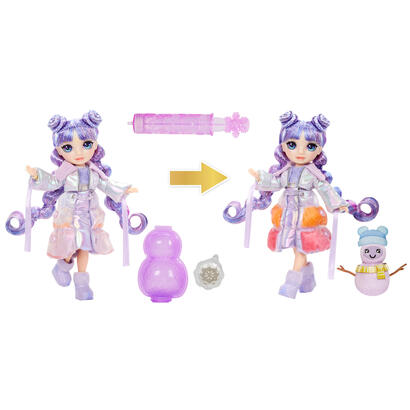 muneca-mga-entertainment-rainbow-high-winter-wonderland-doll-violeta-purple-120865-euc