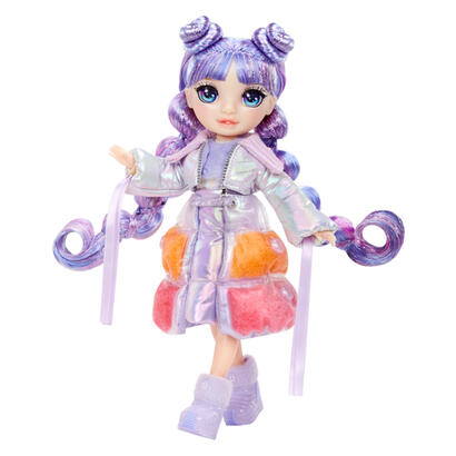 muneca-mga-entertainment-rainbow-high-winter-wonderland-doll-violeta-purple-120865-euc