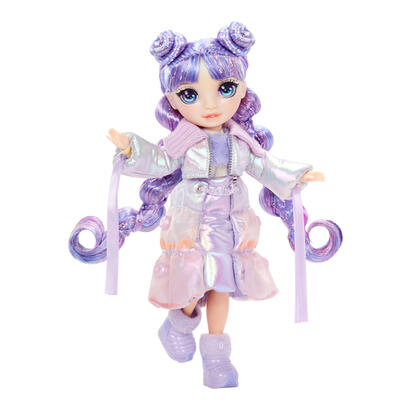 muneca-mga-entertainment-rainbow-high-winter-wonderland-doll-violeta-purple-120865-euc