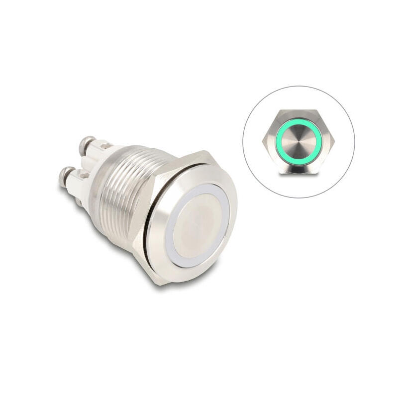 drucktaster-zum-einbau-19-mm-4-x-schraubklemme-led-grun