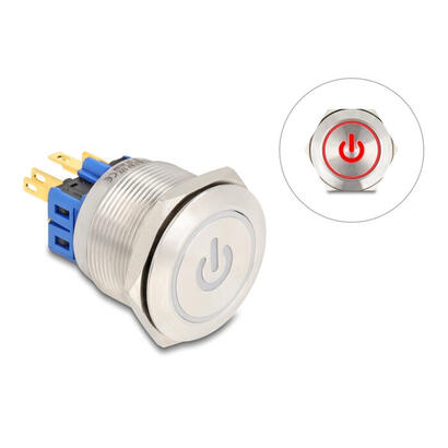 drucktaster-zum-einbau-25-mm-6-x-lotanschluss-led-rot-powersymbol-ring