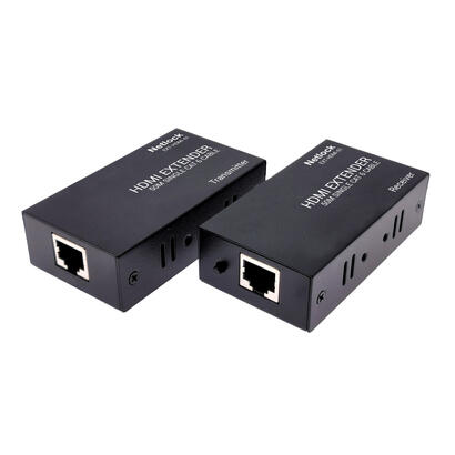 extensor-hdmi-por-rj45-cat6-hasta-50mt-funcion-edid-y-alimentadores-incluidos