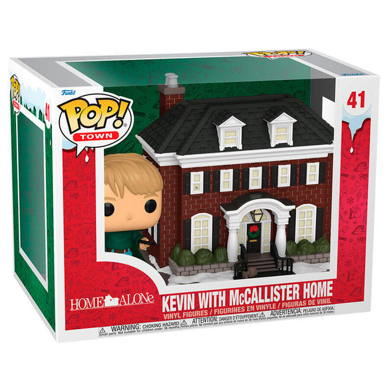 figura-pop-town-home-alone-kevin-with-mccallister-home