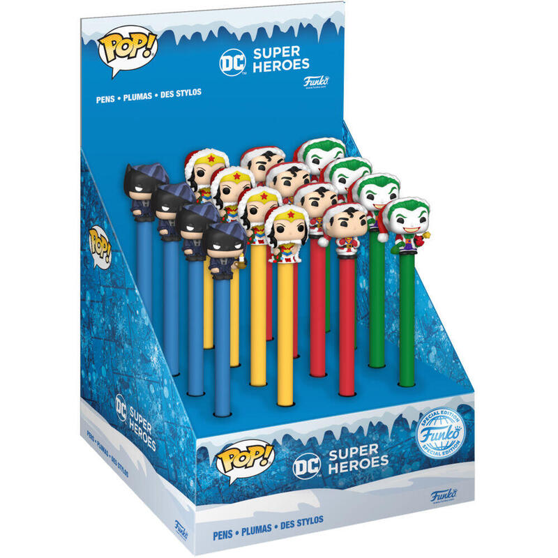 pack-de-16-unidades-boligrafo-toppers-dc-comics-holiday-super-heroes-surtido