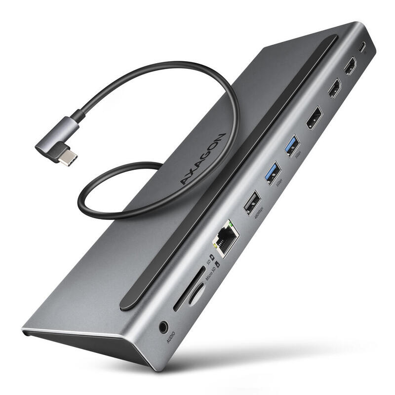 axagon-hmc-4kx3-usb-30-hub-minidp-2x-hdmi-lan-pd-3x-usb-a-sd-kartenleser-audio