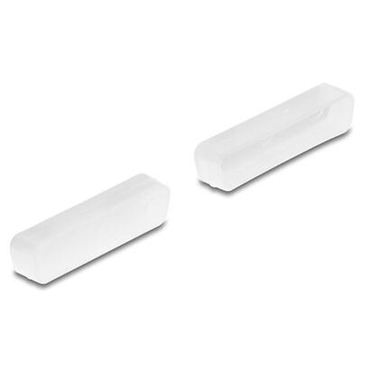 delock-67125-cubierta-protectora-para-d-sub-25-hembra-2-piezas-en-transparente