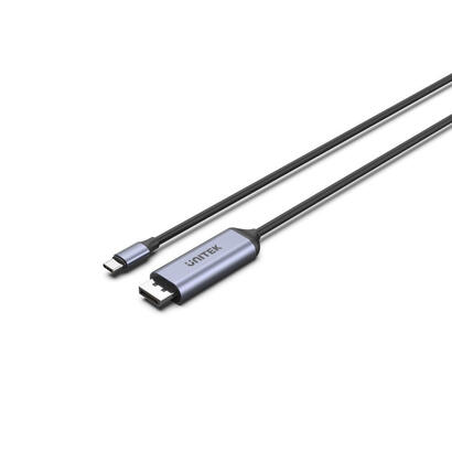 unitek-v1423c-cable-usb-c-displayport-14-8k-60hz-18m-alu