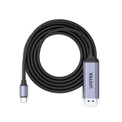 unitek-v1423c-cable-usb-c-displayport-14-8k-60hz-18m-alu
