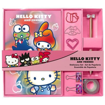 set-papeleria-cuaderno-accesorios-hello-kitty