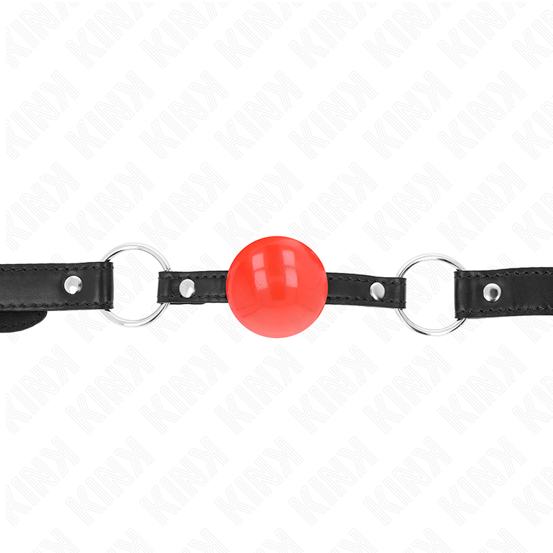 kink-mordaza-de-bola-4-cm-tpe-rojo-60-x-2-cm