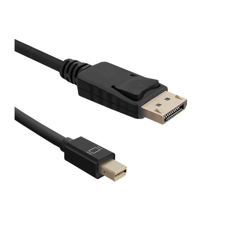 qoltec-50434-cable-displayport-18-m-mini-displayport-negro qoltec-50434-cable-displayport-18-m-mini-displayport-negro