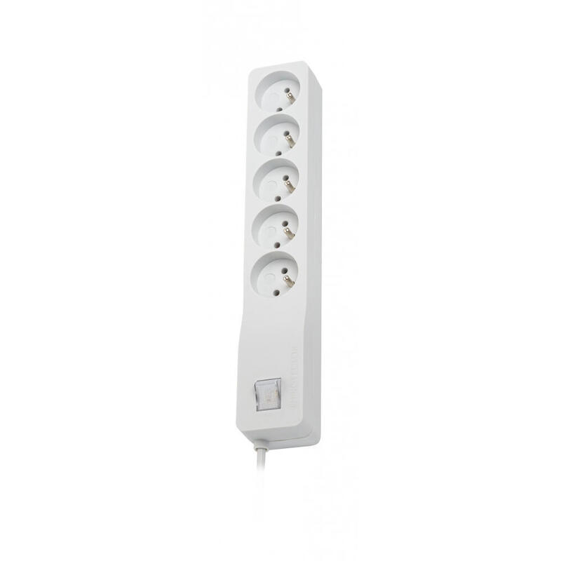 lestar-zx-510-g-a-ksz-30m-limitador-de-tension-blanco-5-salidas-ac-230-v-3-m