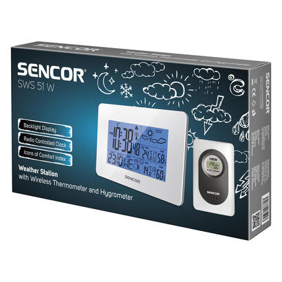 sencor-sws-51-w-estacion-meteorologica-digital-blanco