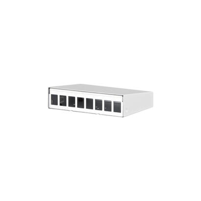 metz-connect-keystone-ap-gehause-8-port-reinweiss-unbepiezast