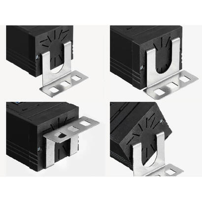 bachmann-regleta-connect-line-5-tomas-negro-20m-con-interruptor
