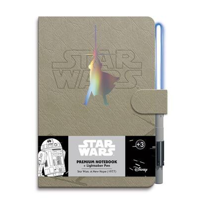 cuaderno-a5-premium-boligrafo-sable-de-luz-luke-skywalker-star-wars