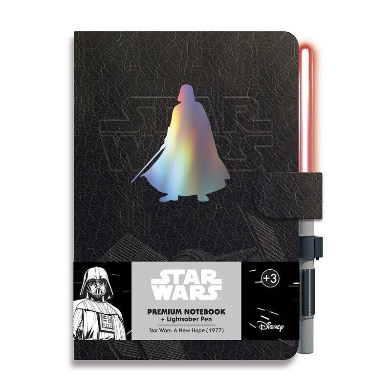 cuaderno-a5-premium-boligrafo-sable-de-luz-darth-vader-star-wars