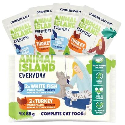 animal-island-everyday-turkey-and-white-fish-fillets-in-broth-wet-cat-food-4-x-85g