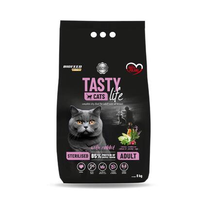 biofeed-tasty-cats-life-sterilised-rabbit-dry-cat-food-8kg