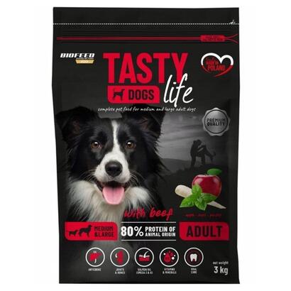 biofeed-tasty-life-medium-large-beef-dry-dog-food-3kg