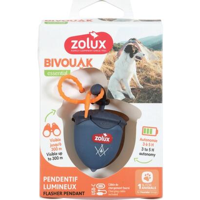 collar-colgante-zolux-bivouak-nogal-azul-usb