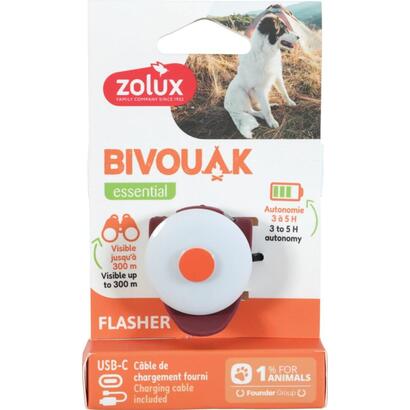 collar-colgante-zolux-bivouak-usb-rojo