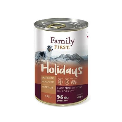 family-first-holidays-adult-lamb-beef-potato-wet-dog-food-400g