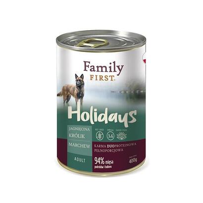 family-first-holidays-adult-lamb-rabbit-carrot-wet-dog-food-400g