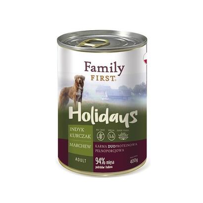 family-first-holidays-adult-turkey-chicken-carrot-wet-dog-food-400-g