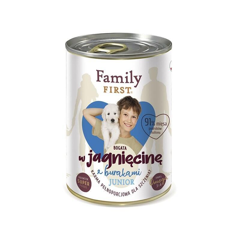 family-first-junior-lamb-with-beets-wet-dog-food-400-g