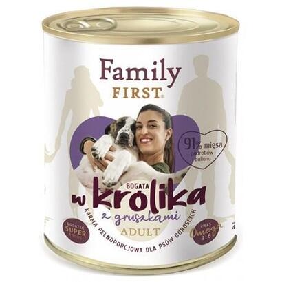 family-first-adult-rabbit-with-pear-wet-dog-food-800-g