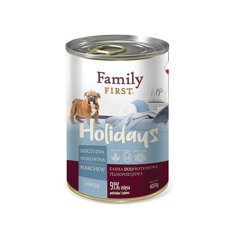 family-first-holidays-junior-venison-beef-and-carrots-wet-dog-food-400-g