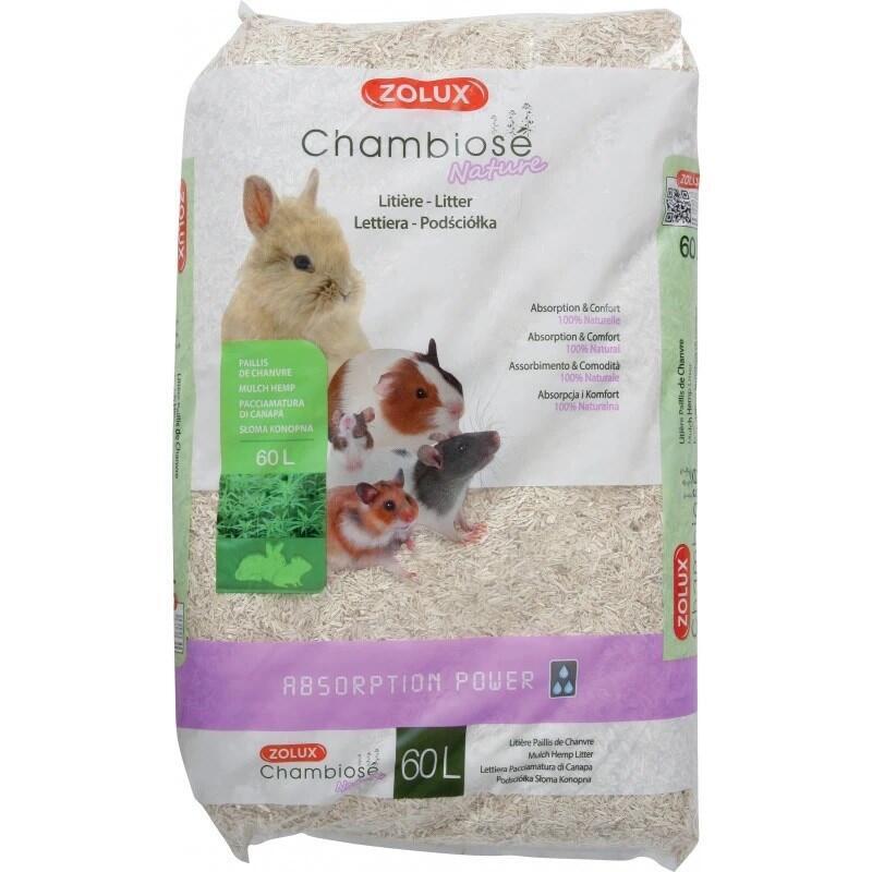 zolux-chambiose-nature-lecho-para-roedores-60l