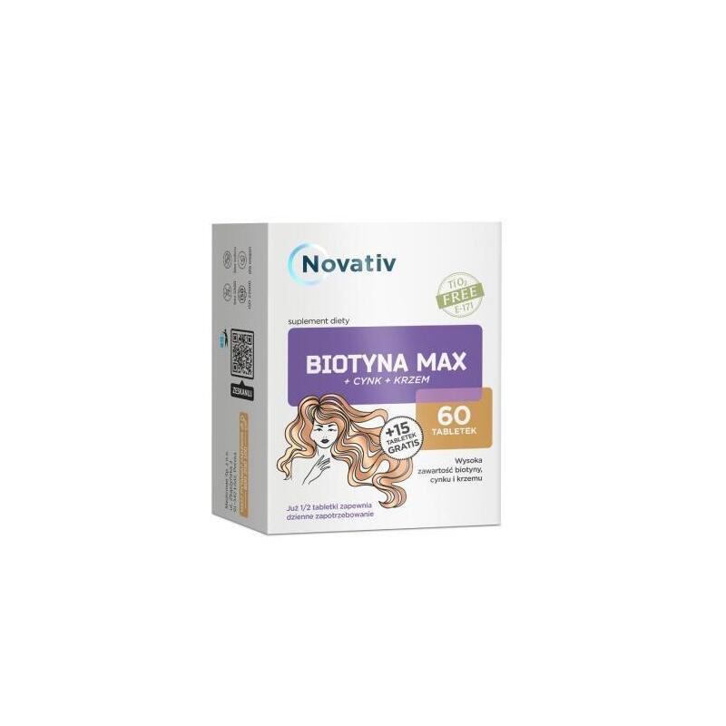 novativ-biotyna-maxcynkkrzem-60-tabletek-15-tabletek-gratis