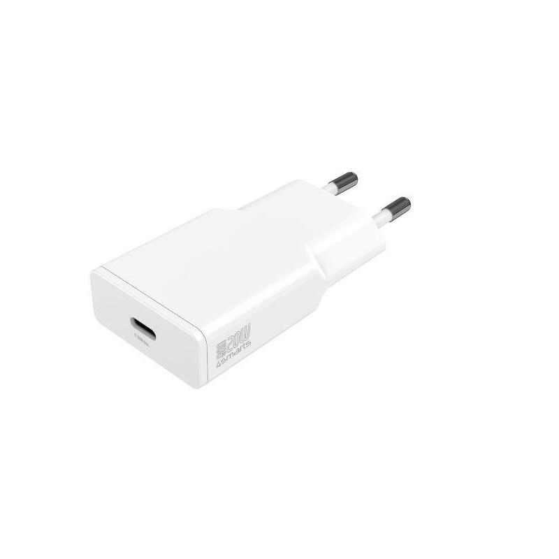 4smarts-cargador-de-pared-pdplug-slim-20w-gan-1c-blanco