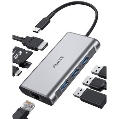 hub-aukey-cb-c91-aluminium-usb-c-8in1-rj45-eth