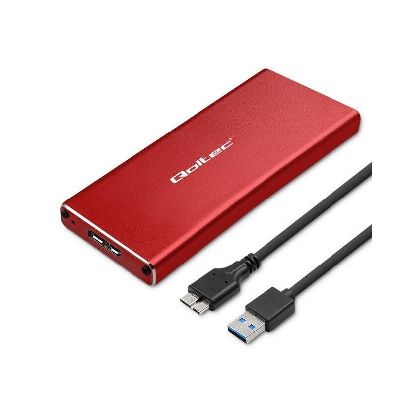 qoltec-51831-enclosure-m2-ssd-drive-sata-ngff-usb-30-super-speed-5gb-s-2tb-red