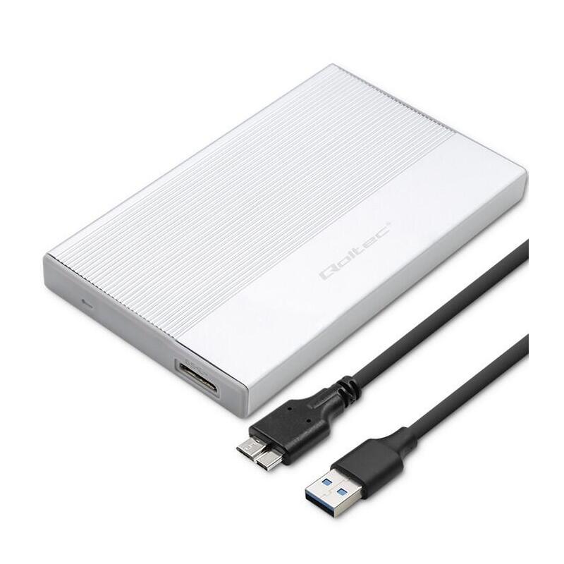 qoltec-52278-enclosure-ssd-hdd-25-drive-sata-usb-30-super-speed-5gb-s-2tb-silver