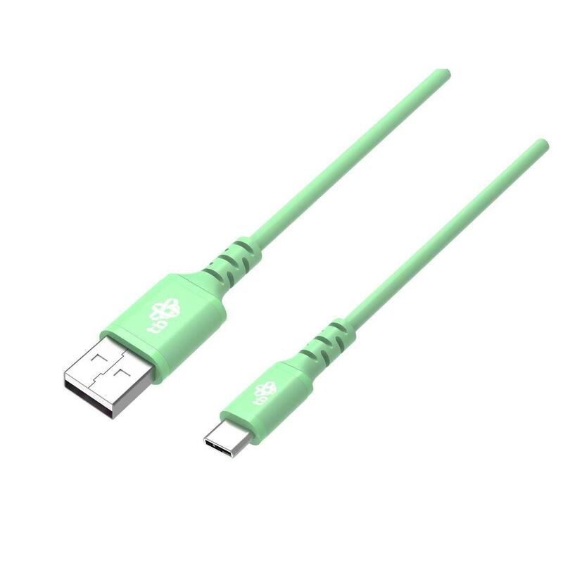 tb-cable-usb-usb-c-1m-silicone-verde