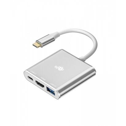 adapter-hub-usb-c-3w1-hdmi-usb-pd-srebrny